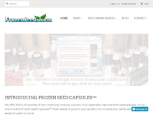 Tablet Screenshot of frozenseeds.com